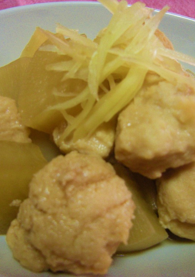 ❤つくねと大根の煮物❤-レシピのメイン写真