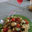 夏にぴったり♪ 冷製パスタ。