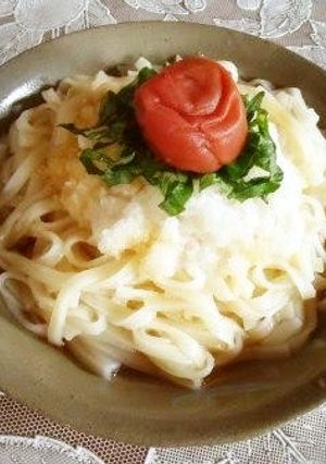 ✿食欲のない時に…梅おろしうどん✿-レシピのメイン写真