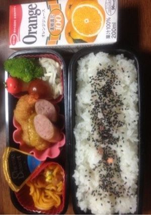 海老フライスパゲティ弁当-レシピのメイン写真