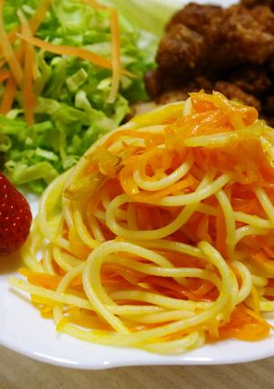 ニンジンたっぷりのペペロンチーノ★-レシピのメイン写真