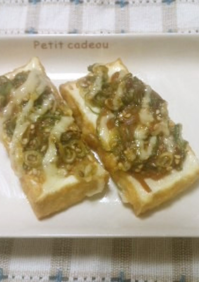 厚揚げなめマヨ焼き-レシピのメイン写真
