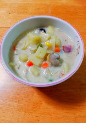 ABCストアのクラムチャウダーを目指す-レシピのメイン写真
