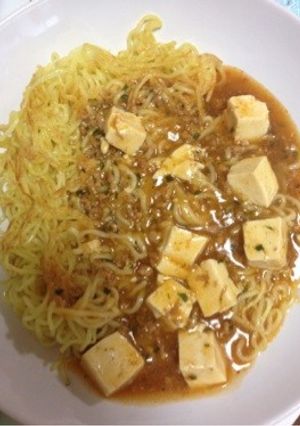 手抜き！簡単！麻婆豆腐やきそば-レシピのメイン写真