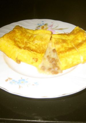 納豆入り厚焼き玉子-レシピのメイン写真