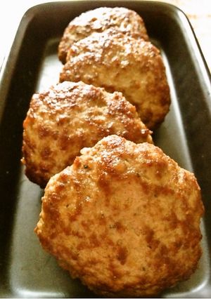 ハンバーガー用パテ-レシピのメイン写真