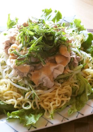 豚しゃぶで♪ラーメンサラダ-レシピのメイン写真