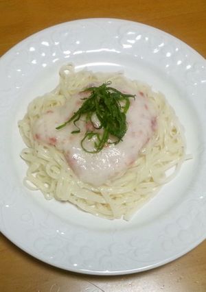 梅とろろうどん♪-レシピのメイン写真