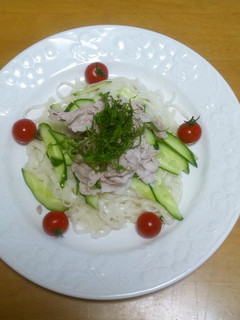 冷しゃぶうどん♪-レシピのメイン写真