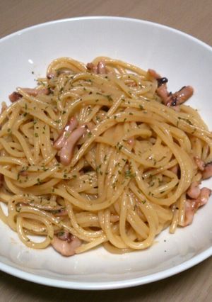 簡単！塩辛パスタ-レシピのメイン写真