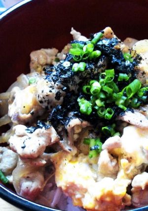 サッと簡単!ぶた肉丼-レシピのメイン写真
