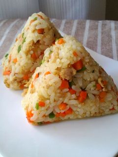 カレーそぼろおむすび-レシピのメイン写真