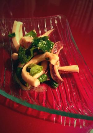 イカとバジルで☆イタリア~ンな酢味噌和え-レシピのメイン写真