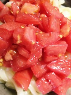 冷やしトマトうどん-レシピのメイン写真