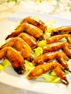 照り照り~旨ッ☆甘酢で手羽先☆-レシピのメイン写真