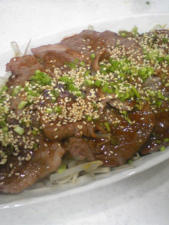 ヘルシー!焼肉ともやしの焼肉のたれがけ-レシピのメイン写真