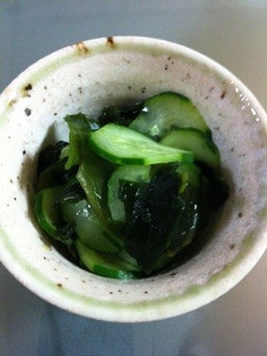 きゅうりとわかめの酢の物-レシピのメイン写真