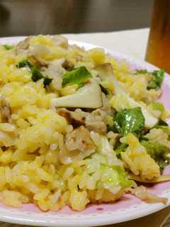 レタスとエリンギのチャーハン-レシピのメイン写真