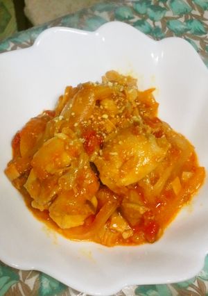 鶏肉の塩麹トマト煮-レシピのメイン写真