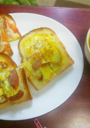 簡単トーストシリーズ♪塩麹ピザトースト-レシピのメイン写真