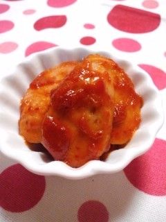 お弁当に♪ギョニソのピリ辛ケチャ炒め-レシピのメイン写真
