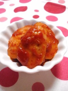 お弁当に♪ギョニソのピリ辛ケチャ炒め-レシピのメイン写真