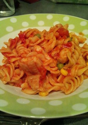 簡単トマトパスタ-レシピのメイン写真