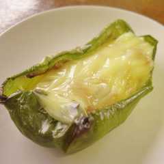 รูปของ 鶏そぼろでピーマン肉詰め