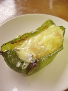 鶏そぼろでピーマン肉詰め-レシピのメイン写真