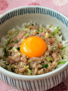 ✿梅マグロ丼~ネギトロ風✿-レシピのメイン写真