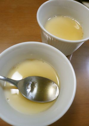 ○豆乳で!とろりんゼリー○-レシピのメイン写真