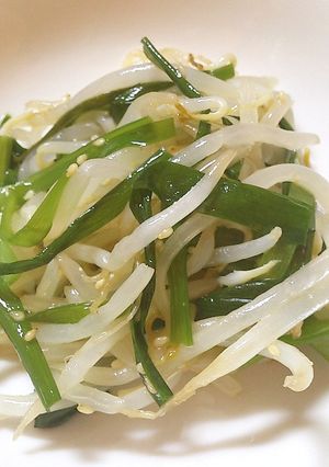 レンジでチン♪ニラともやしのナムル-レシピのメイン写真