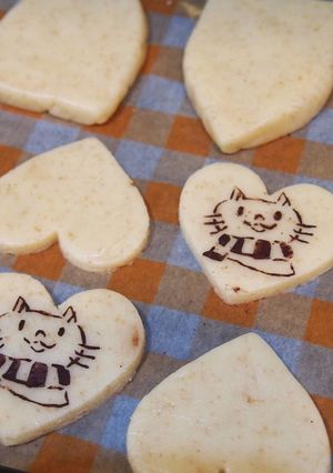 簡単☆ココアでキャラクッキー　ステンシル-レシピのメイン写真
