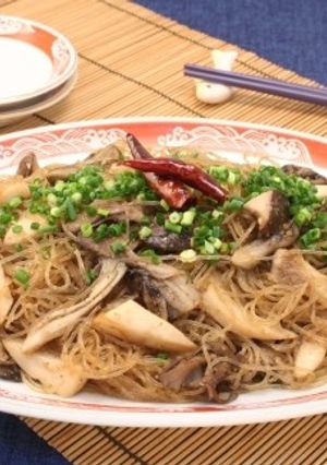 ごまの風味たっぷり　きのこ春雨-レシピのメイン写真