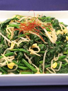 ほうれん草と豆もやしのナムル-レシピのメイン写真