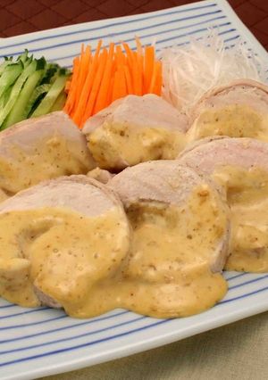 鶏肉のごまマヨソースかけ-レシピのメイン写真