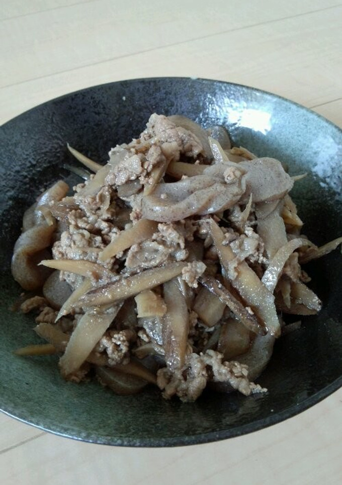 牛肉とごぼうの煮物-レシピのメイン写真