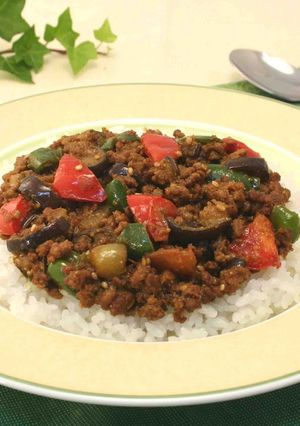 夏野菜の胡麻風味ドライカレー-レシピのメイン写真