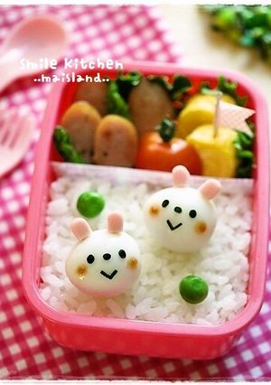 うずらdeうさぎちゃん＊キャラ弁おかず-レシピのメイン写真