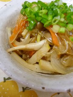 ∞∞∞自然食卓 野菜と春雨の炒り煮∞∞∞-レシピのメイン写真
