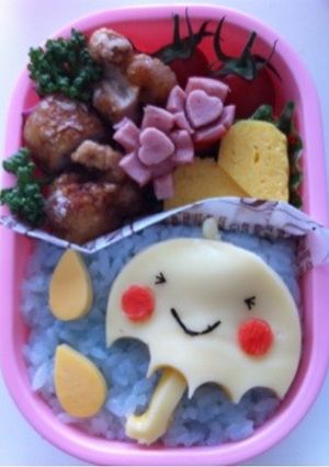 とっても簡単☆傘ちゃんの雨降りお弁当★-レシピのメイン写真
