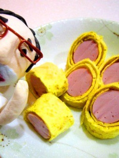 魚肉ソーセージの玉子ロール-レシピのメイン写真