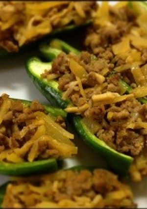 ピーマンに肉詰めたった(´･ω･`)-レシピのメイン写真