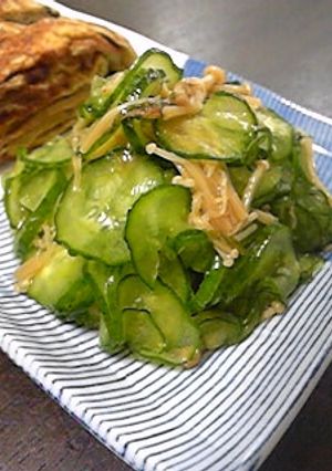 シソなめたけと胡瓜の和え物-レシピのメイン写真