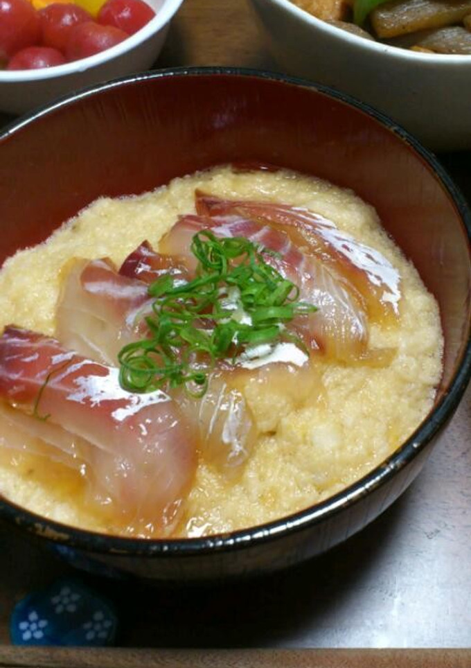 鯛のヅケとろろ丼-レシピのメイン写真
