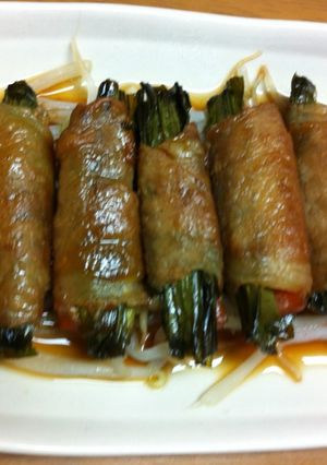 にらの肉巻-レシピのメイン写真