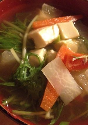 野菜の出汁スープ-レシピのメイン写真