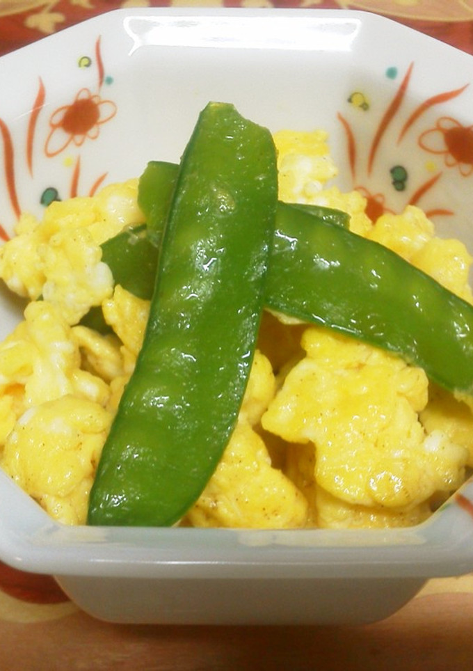 さやえんどうと卵の炒め物-レシピのメイン写真