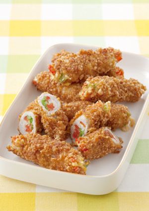 【栄養士直伝】野菜たっぷり肉巻きカツ-レシピのメイン写真