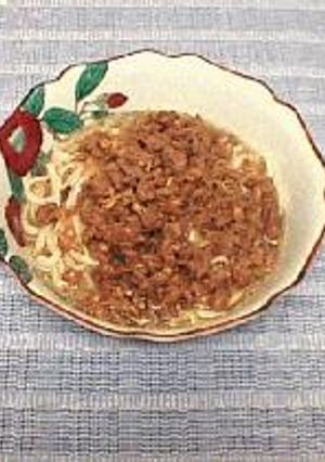 挽肉とえのきのあんかけうどん-レシピのメイン写真